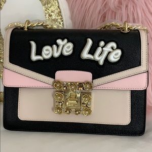 Aldo “Love Life” Embroidered Purse.